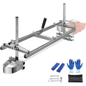 VEVOR Chainsaw Mill, Portable Sawmill 14 - 48 Guide Bar, Galvanized Steel Chainsaw Planking Mill with 0.2 - 11.81 Cutting Thickness, Wood Lumber Cross Cutting Saw Mill for Builders and WoodworkersVEVOR Super Brand Day