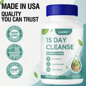 15 day gut cleansing Health Supplement,Support gut and digestive health,30 Capsules