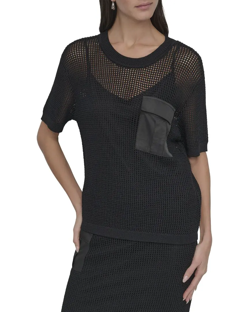 DKNY Crochet Sweater