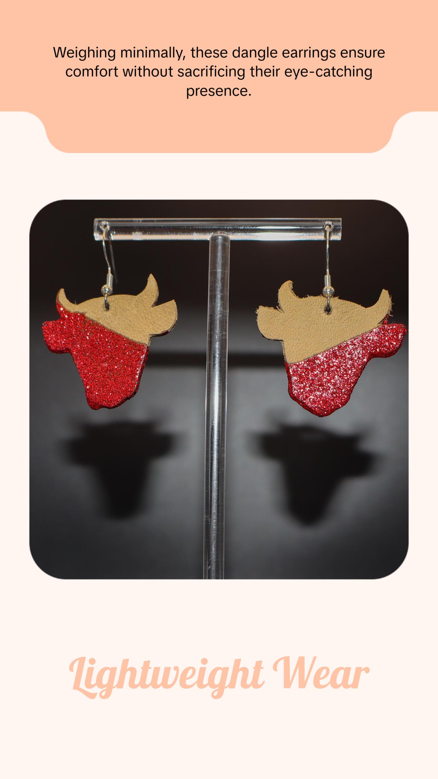 Longhorn Earrings - grab attention everywhere you go