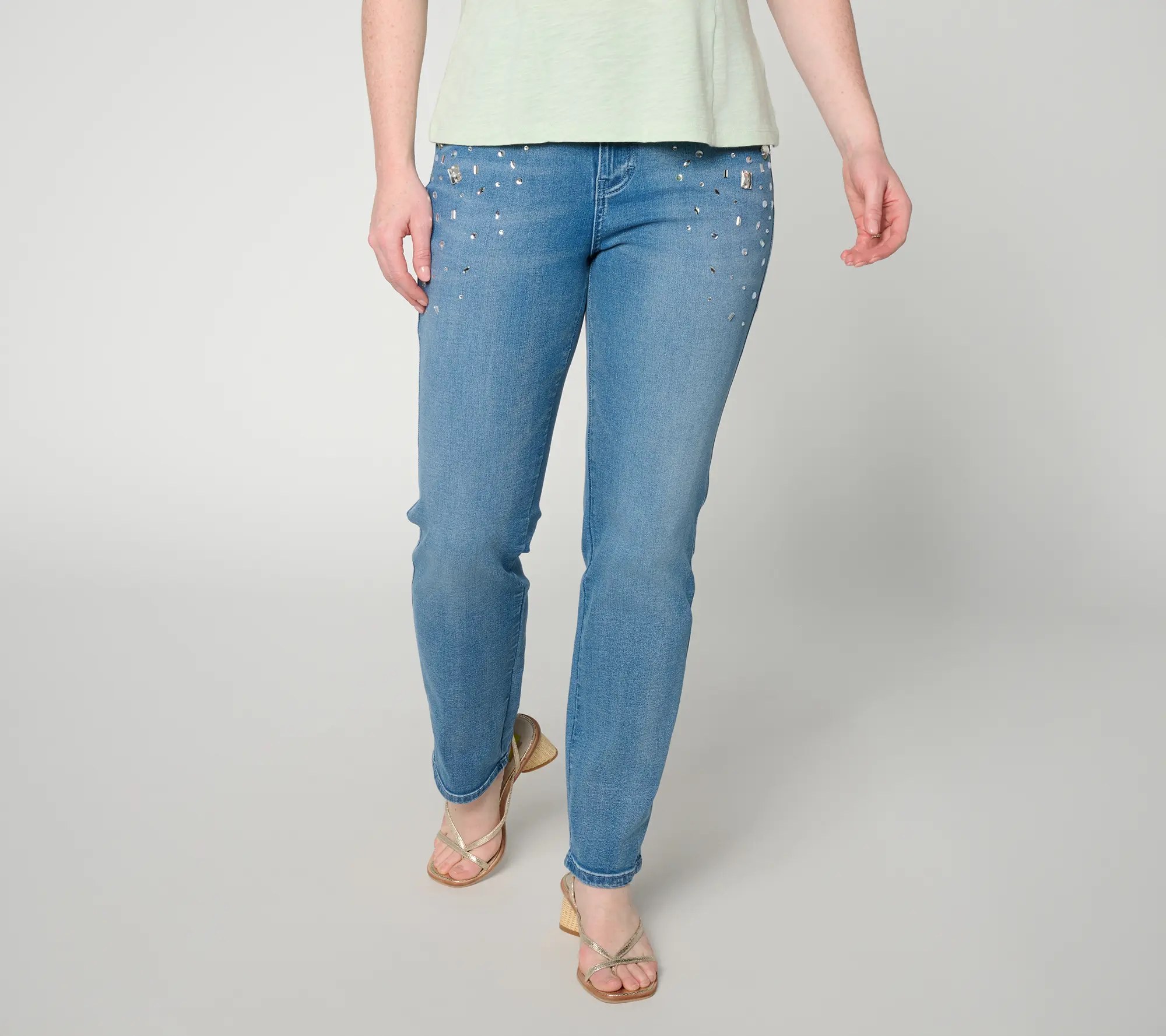 RM Studio x Rebecca Minkoff Regular Micha Embellished Jeans