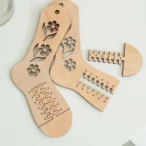 Wooden Sock Stopper Set, Knitting Accessories & Gifts, Ideal for Crafting Projects, Durable Wood Material, Perfect for Beginners, Crochet Set