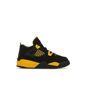 Jordan Toddler's 4 Retro Thunder (2023) Basketball Shoes, from StockX