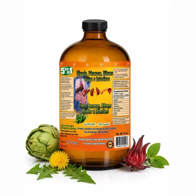 5-in-1 Herbal Botanical Tonic, 32 oz