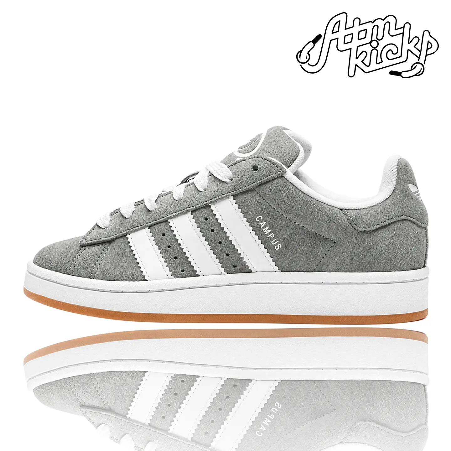 adidas Campus 00s Grey Gum (GS) HQ6507 Authentic Shoes Footwear Sneaker Trainer Comfortable Walking Fashion Trending Gift