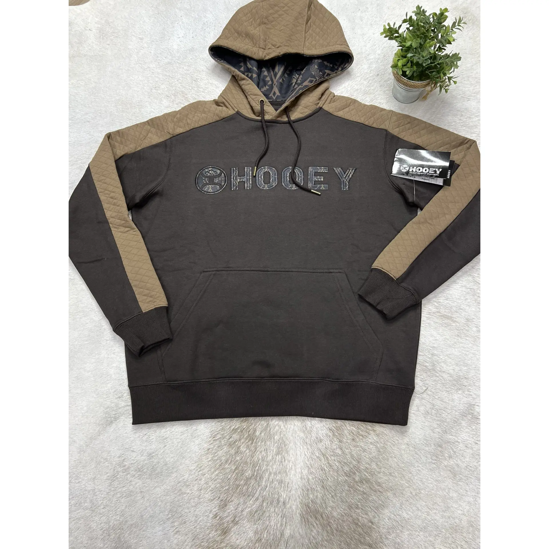 Hooey Men's Canyon after dark brown hoody