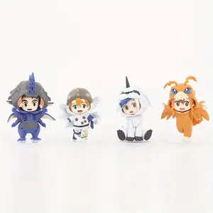 8 Digimon Figures, One Will Be Sent Randomly: Mechanical Tyrannosaurus, V-mon, Garurumon, Cactusmon