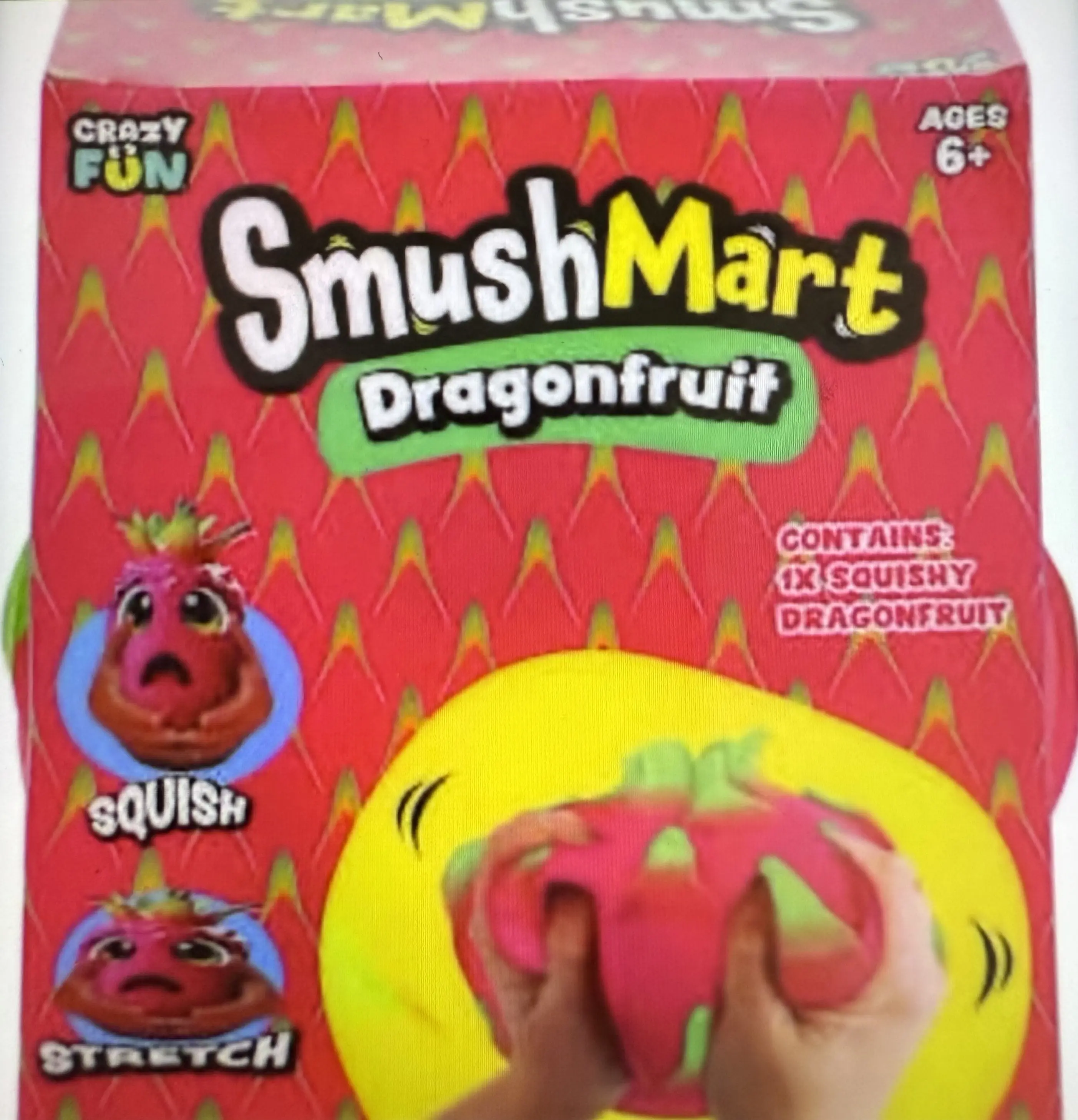 Smush Mart Dragon Fruit Squish Toy