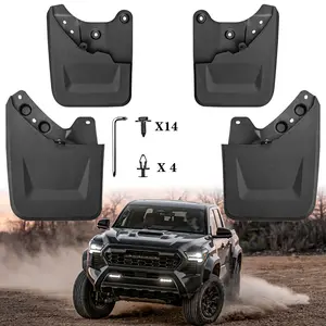 SADELOOS Mud Flaps Splash Guards for Toyota Tacoma 2024-2025 Pickup Truck 4PCS Front & Rear Tire Fenders Mudguards Kit with 14 Screws & 4 Bolts
