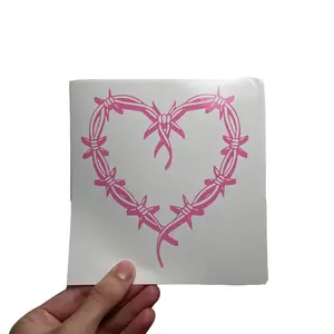 Bichota Heart Vinyl Car Decal, Car accessories, Bumper Sticker, Laptop Decal, Birthday Gift, New Driver Gift