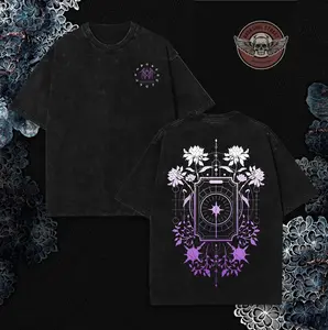 Sleep Token "Caramel" Purple Heavy Metal Shirt, Unisex Rock Band Washed Heavyweight Cotton T-shirt, Gift For Rock Music Lovers, Gothic Punk Emo Grunge Y2K Outfits