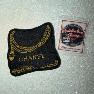 Stylish Designer Purse Embroidered Patch, Versatile Fashion Accessory for all your crafts with Premium Embroidery Fabric