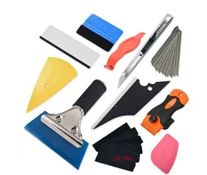 TIKA Window Tint Tools Kit with Scraper & Squeegee for Car Film and Vinyl Wrap Installation