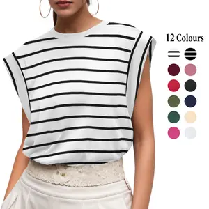 GRECERELLE Women 2026 Cap Sleeve Tops Summer Casual Tee Shirt Loose Crew Neck Basic Tank Trendy Work Vacation Outfits