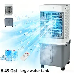 Portable Air Conditioner with 8.45gal water tank Quiet Portable Ac Unit with Dehumidifier Fan Function 120° wide airflow spreads, Remote Control, Sleep Mode, 24H Timer