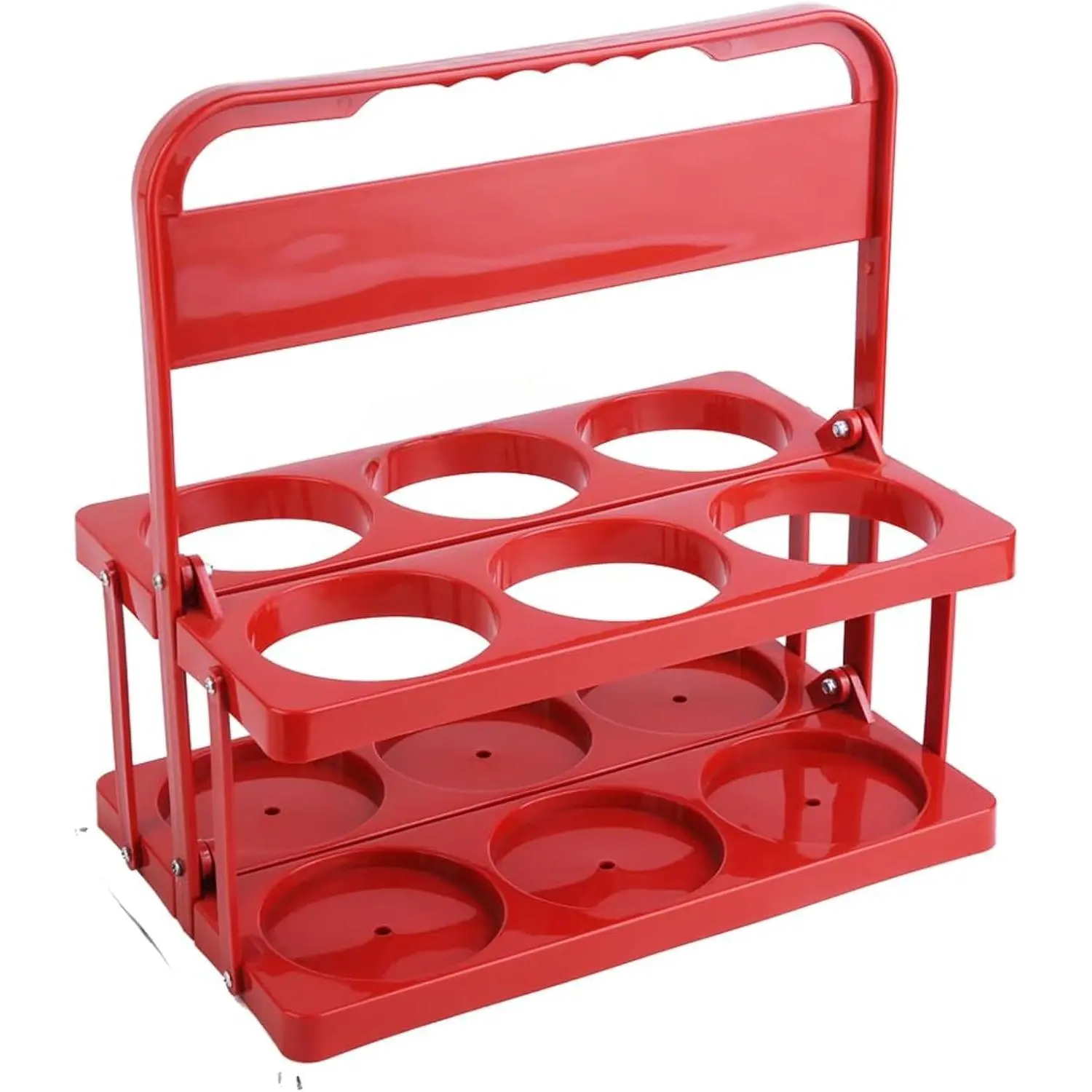 Durable Synthetic Drink Carrier with Handle, Foldable Tray & Cup Holder Accessories for Doordash Delivery, Portable Drink Holders for Vacation Use