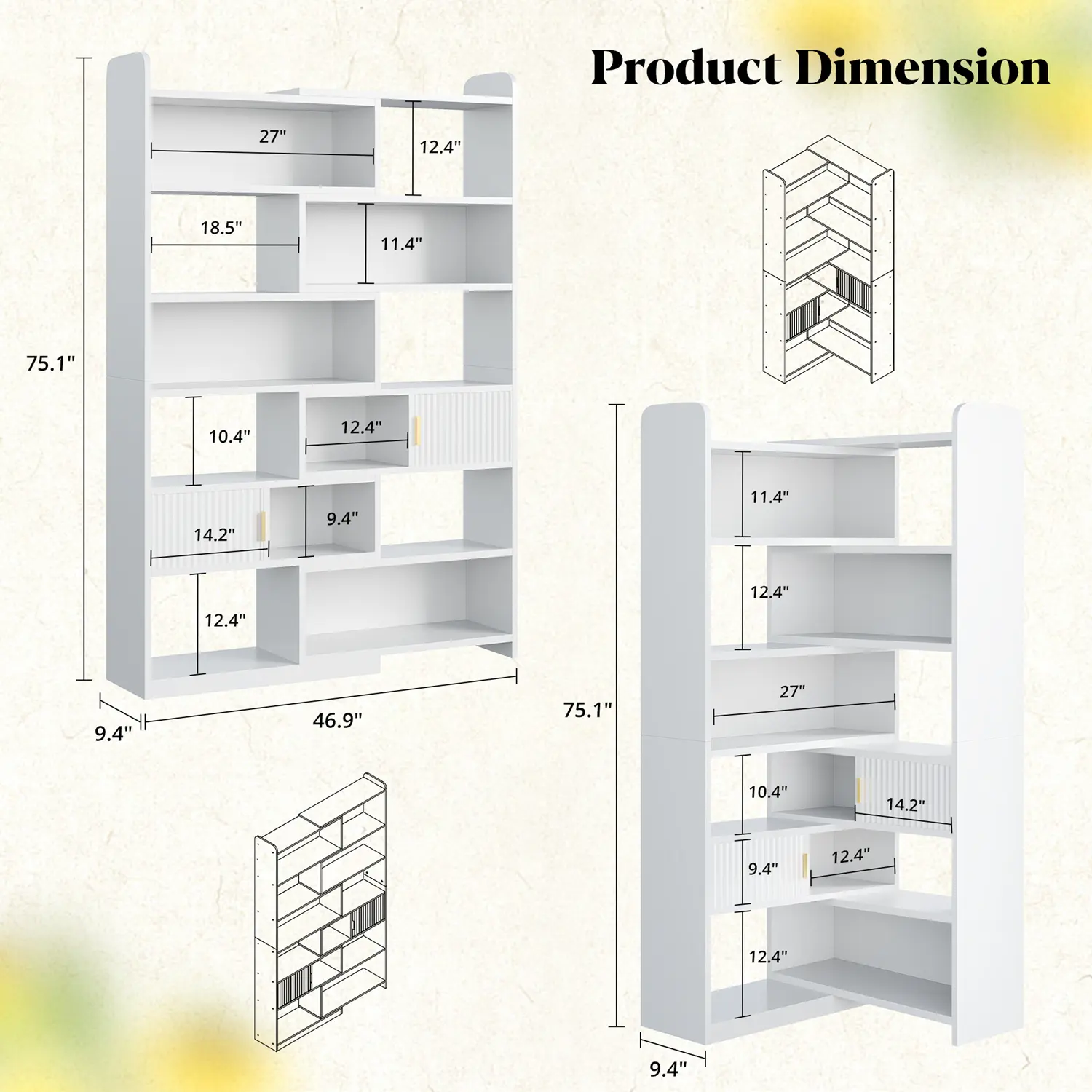 White 7-Tier XL