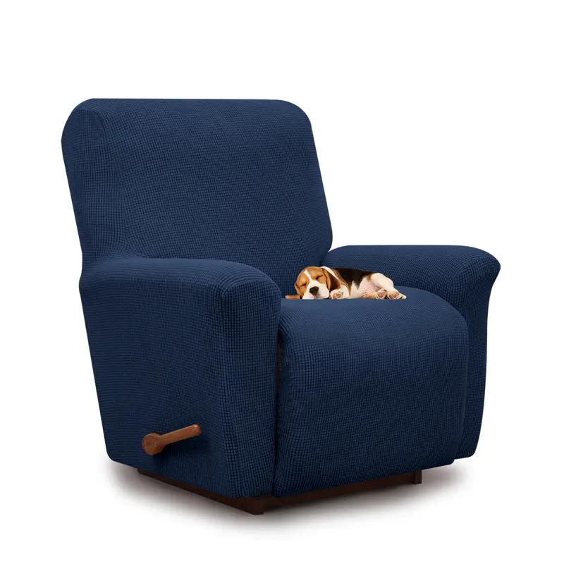 Recliner Stretch Sofa Slipcover Sofa Cover Furniture Protector Couch Soft with Elastic Bottom Spandex Jacquard