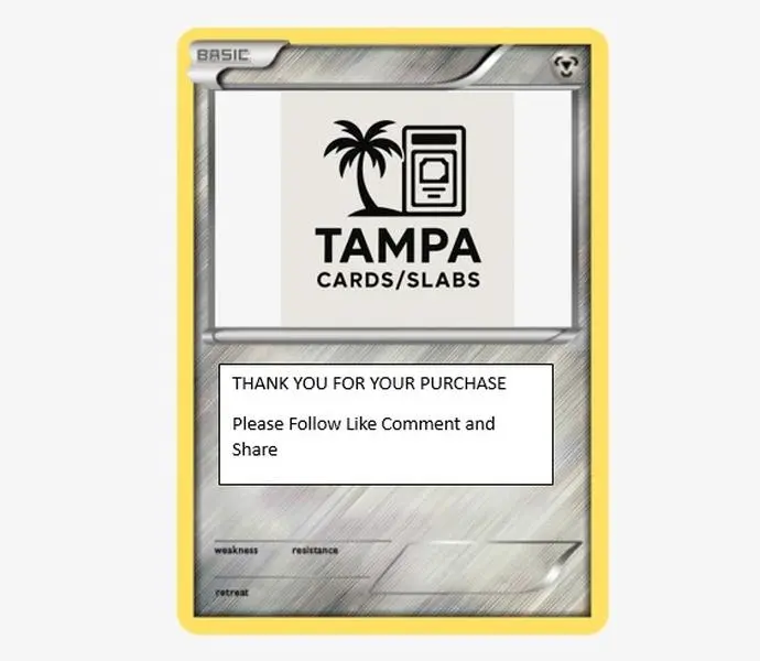 Tampa Card Co Thank you card