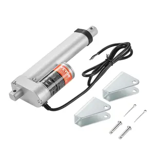 VEVOR Linear Actuator 12V,  4 Inch High Load 330lbs/1500N Linear Actuator, 0.19"/s Linear Motion Actuator with Mounting Bracket and IP54 Protection