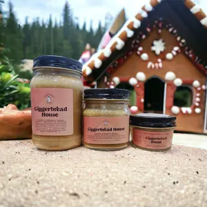 Gingerbread House Candle