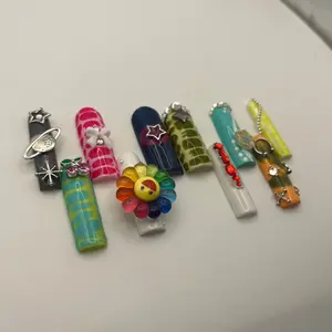 Y2K junk Press on nails