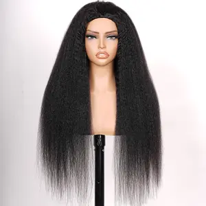 【28"only $129.99】Amanda Half Wig Kinky Straight Glueless Wigs Human Hair Half Wig With Drawstring Beginner Friendly Wear & Go No Glue Need Coily Curl Flip Over Wig Amandahair #TikTokShopBlackFriday