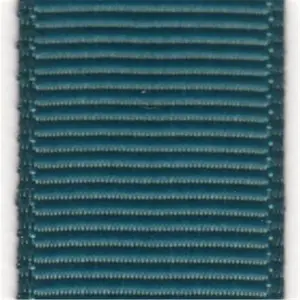 212 MAIN Papilion Grosgrain Ribbon with Lace Trim - 1.5 in. Width, 50 yd. Length, Teal Color
