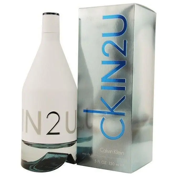 Calvin Klein CK IN2U Him Eau de Toilette for Men, Citrus Woody Musk Scent with Tangelo Lime & Pomelo Leaves, 5.0 fl oz Spray, Single Item, Fresh Aroma, Spray On Skin, Aero Spray Men's Fragrance
