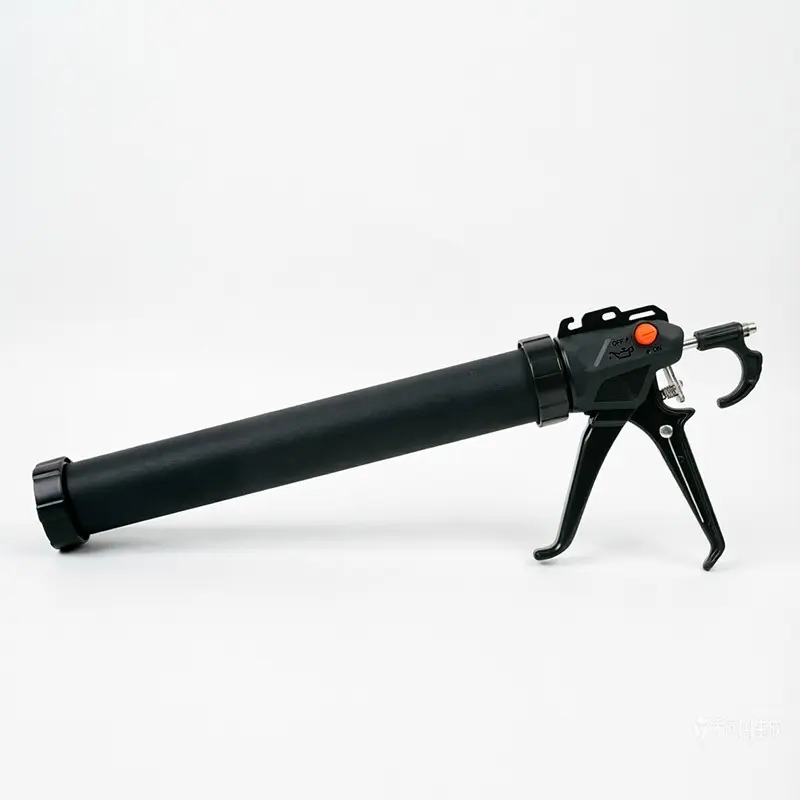 Multi-Functional Glass Glue Gun, Professional Structural Adhesive Gun, Auto Lever, 360° Rotatable, Ideal for Home Renovation, Floor and Bathroom Sealing, Tool