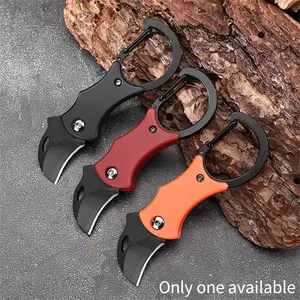 Mini Kitchen Lock Folding Knife Set, Durable Abs Handle & Stainless Steel Blade, Ideal for Camping Hiking Outdoor Use, Portable Multipurpose Knives Survival Gear, Survival Tool
