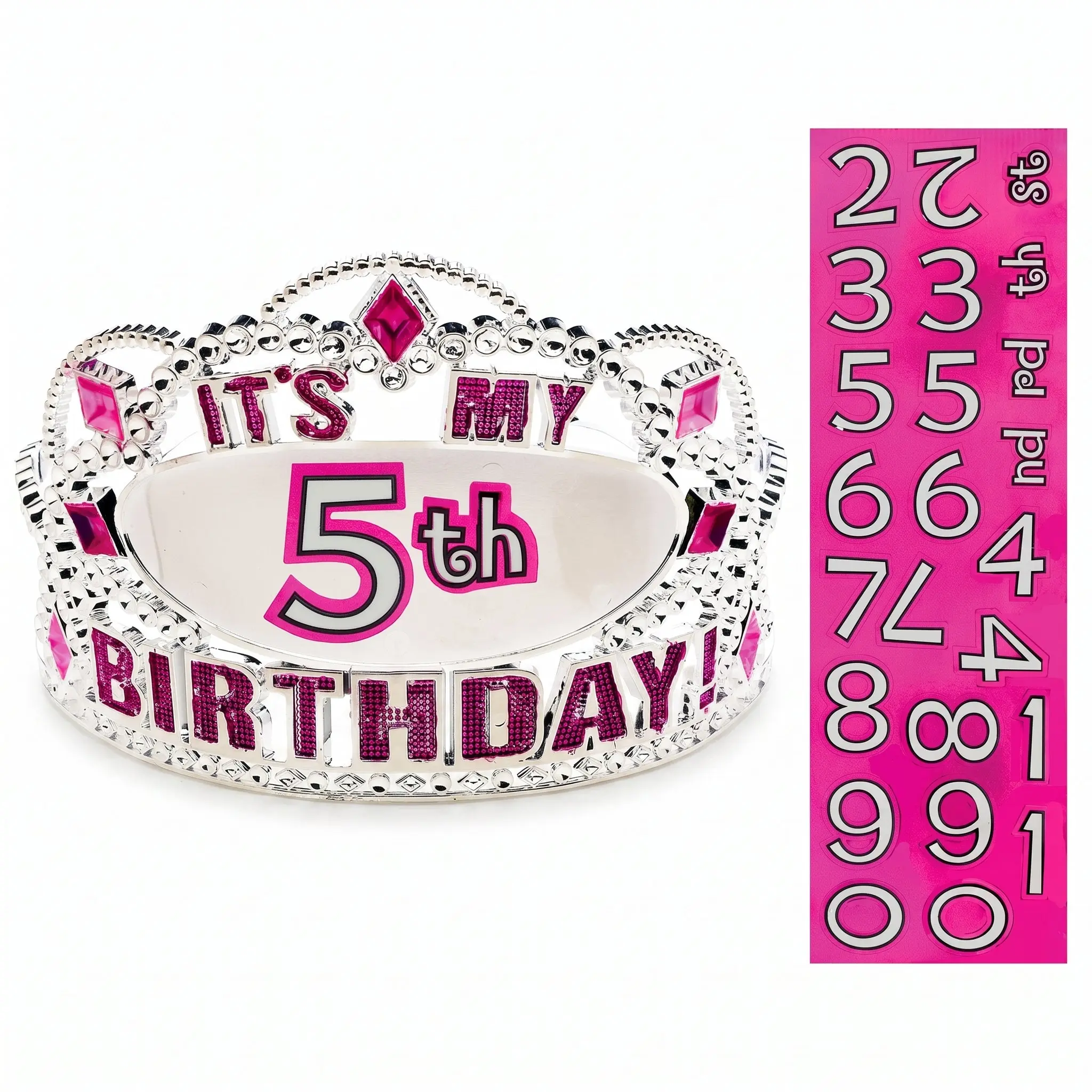 Customizable Birthday Tiara for Kids