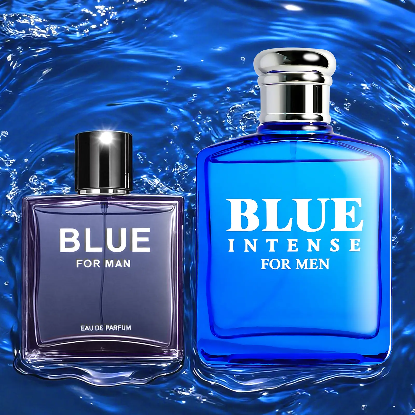 Men's Fragrance Duo 2-Pack, Long-Lasting Cologne with Gym-Ready Fresh Aroma, Floral, Cucumber Melon & Vetiver Sandalwood Notes, Multi-Pack, Fragrance Gift Bundle, Adults, Liquid, Fresh, Aromatic Confidence