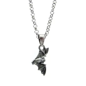 Dainty Black Bat Necklace for Goth Style and Fashion Accessories