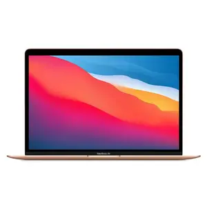 Refurbished Apple MacBook Air Laptop 13.3" Gold 2020 with M1 Chip (8-Core CPU/7-Core GPU), 8GB RAM, 256GB SSD & Laptop Charger Accessories