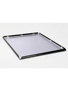 212 MAIN 22x28 in. Aluminum Alloy Snap Frame - Wall-Mount Modern Decor Holder with Plastic Hardware for Photos & Prints, Black for Room Decor, Aluminum Alloy Frame, Modern Frames