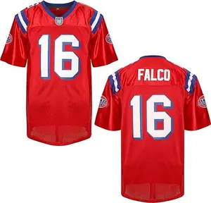 Shane Falco Jersey #16 The Replacements Movie Football Jersey for Men Red S-3XL
