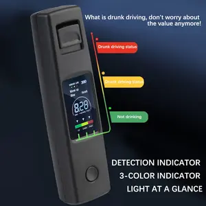 Alcotester Non-Contact Breath Tester Alcohol TesterDigital LCD Display Breathalyzer Portable Alcohol DetectorType-C Charging Preheating Mode