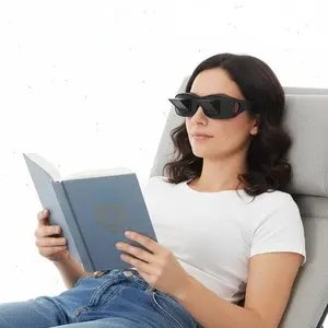 LazyReaderGadget 90-Degree Adjustable Lazy Glasses - Reading Eyeglasses, Single Item, Overglasses-Friendly Adjustable Fit, Bedroom Essential, Neck Pain Relief, Enhanced Reading Experience, Fashion Accessory