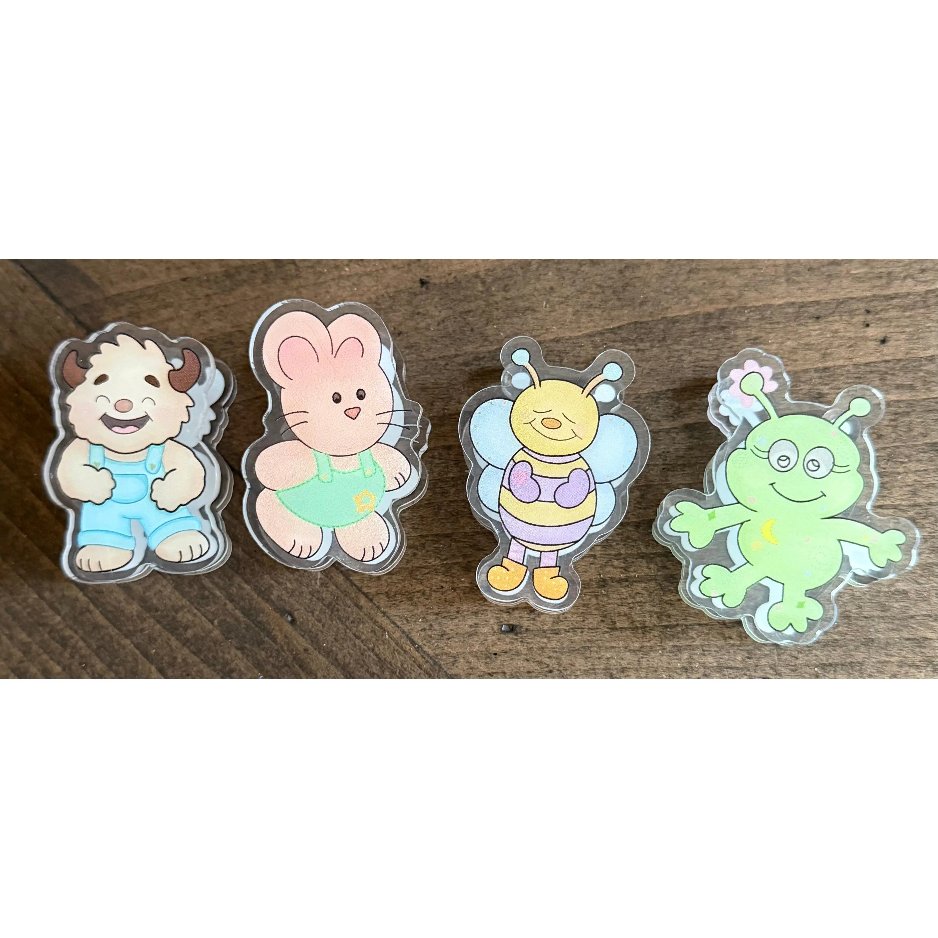 Marker Monster and Friends Cartoon Paper Clip Cute Bookmarks - Limited Edition Sticker, Office Stationery, Workspace Organizer, Planner Accessory, Journaling Helper, Coloring Nights Desk Item