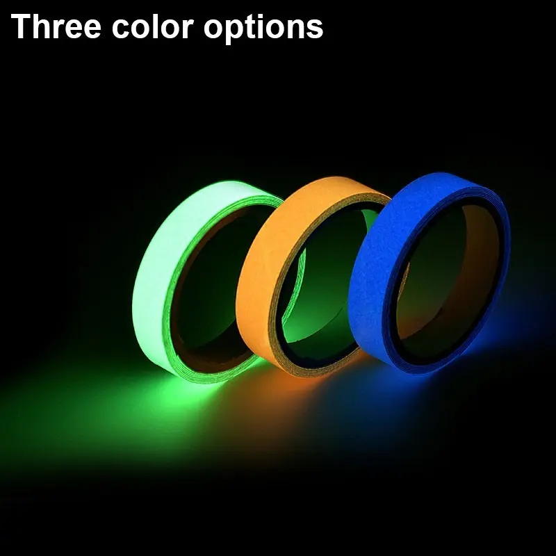 Glow-In-The-Dark Fluorescent Tape, 3cm X 300cm Waterproof Sticker, Versatile Use, Ideal for Fishing Rods & Staircase Flooring, Wall Decal