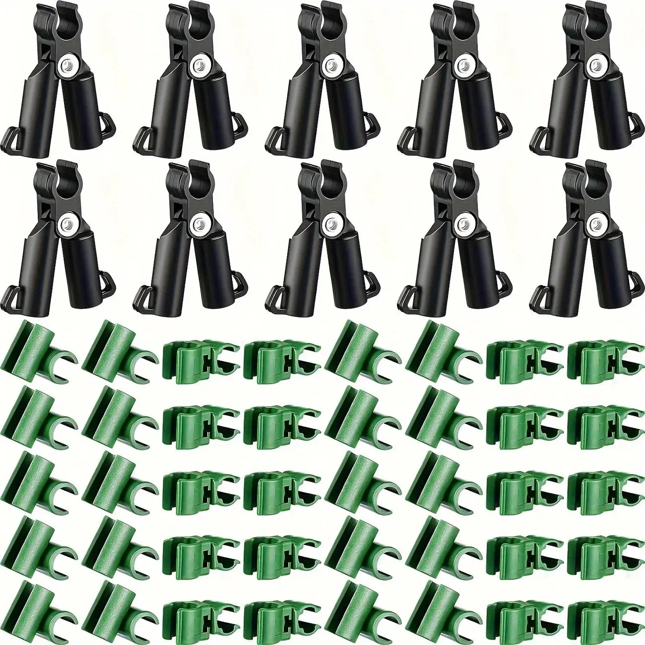 Adjustable Plant Lattice Holder Connector Clip, Plastic Plant Connectors Stakes, Garden Plastic Connectors, A-type Connection Buckle Clips for Gardening, Garden Plant Supplies