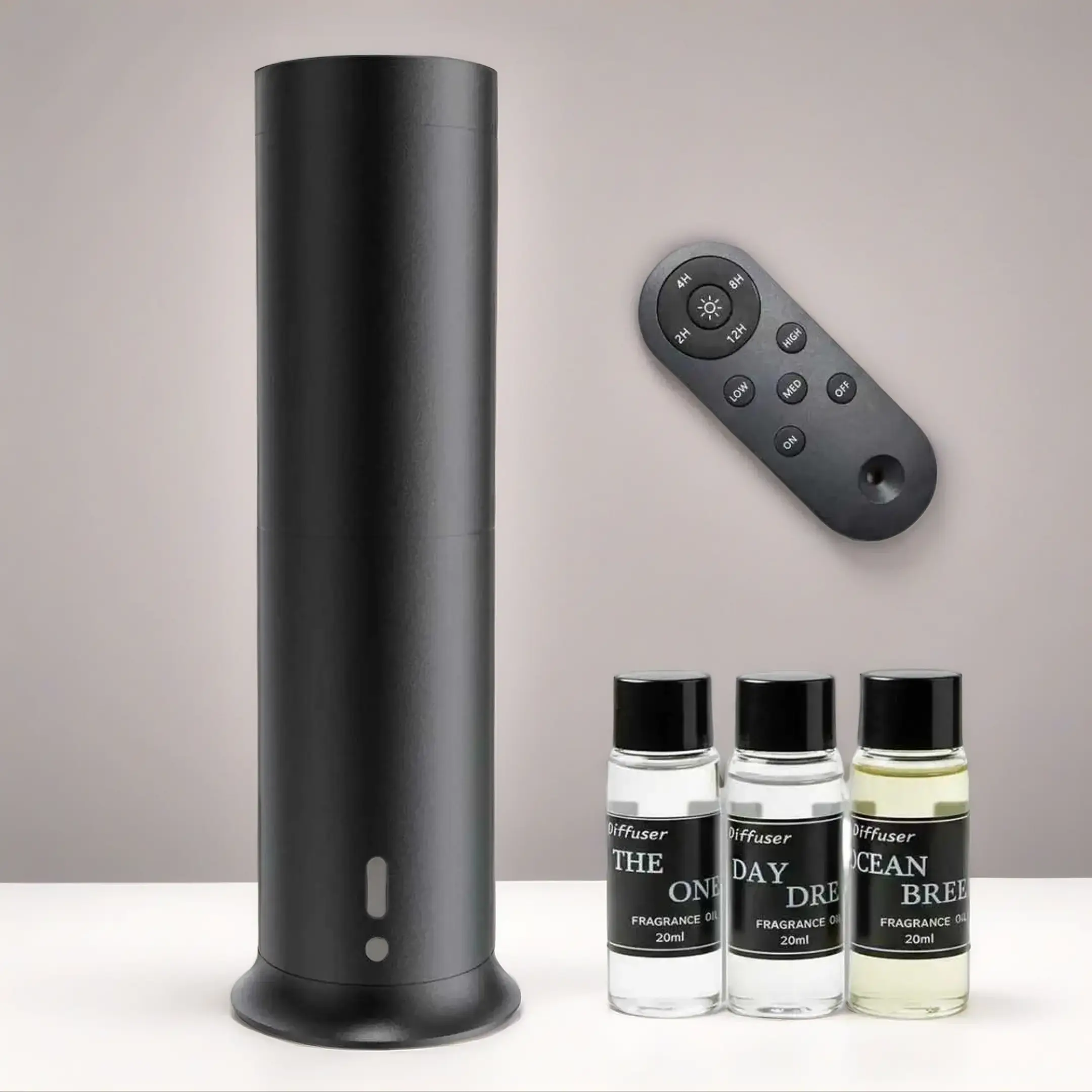 Scent DiffuserAir Large Room Aroma Diffuser: 600 Sq Ft Cold-Air Wireless Waterless Essential Oil Diffuser with Remote Control, Eco-Friendly Home Gift, USB Powered
