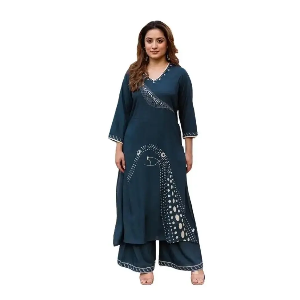 Plazoo Indian Beautiful Rayon Kurti - Stylish and Comfortable Design