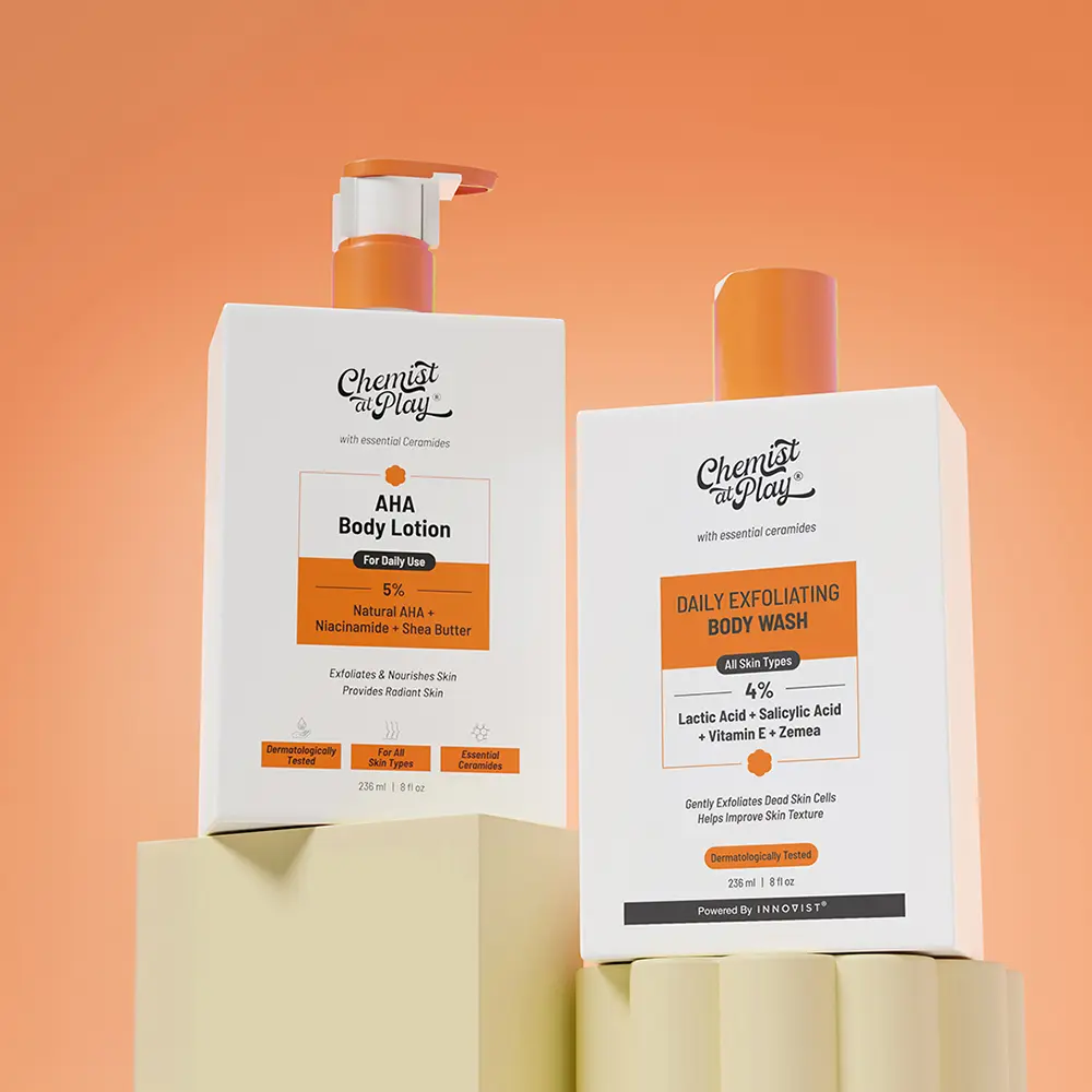 Exfoliating Duo - Exfoliating Body Wash + AHA Body Lotion