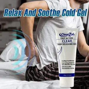 Clearzal  Soothing Cooling Gel 100g,  Relieving Body Gel, Cooling with Menthol and Frankincense, Cooling Massage Gel Cool and relax muscles, joints, waist, knees, shoulders and neck, and eliminate swelling [YW]