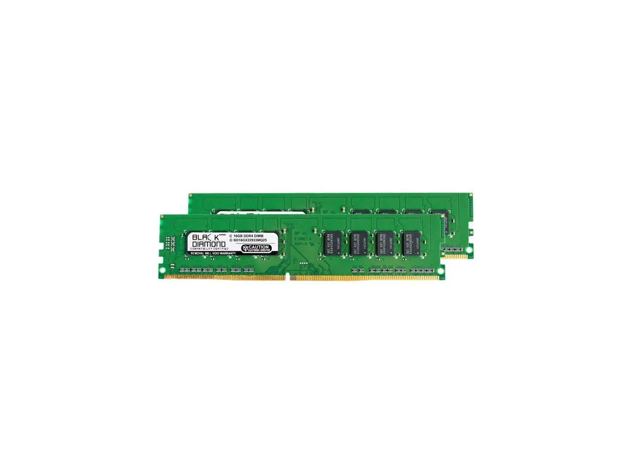 Black Diamond Memory 32GB (2 x 16GB) 288-Pin PC RAM DDR4 2666 (PC4 21300) Desktop Memory Model BD16GX22933MQ25