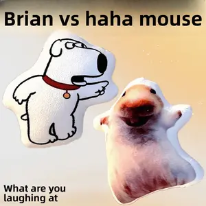 Haha Mouse Voice Pendant, Laughing Hamster Voice Doll, Creative and Funny Press Voice Toy Plush Keychain, Plush Doll Pendant, Birthday Gift