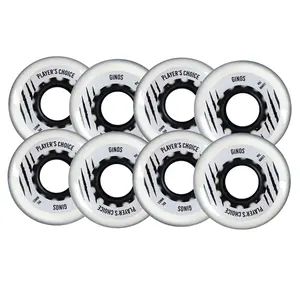 Player's Choice Indoor Roller Hockey Wheels 59mm Ginos 74A 8-Pack