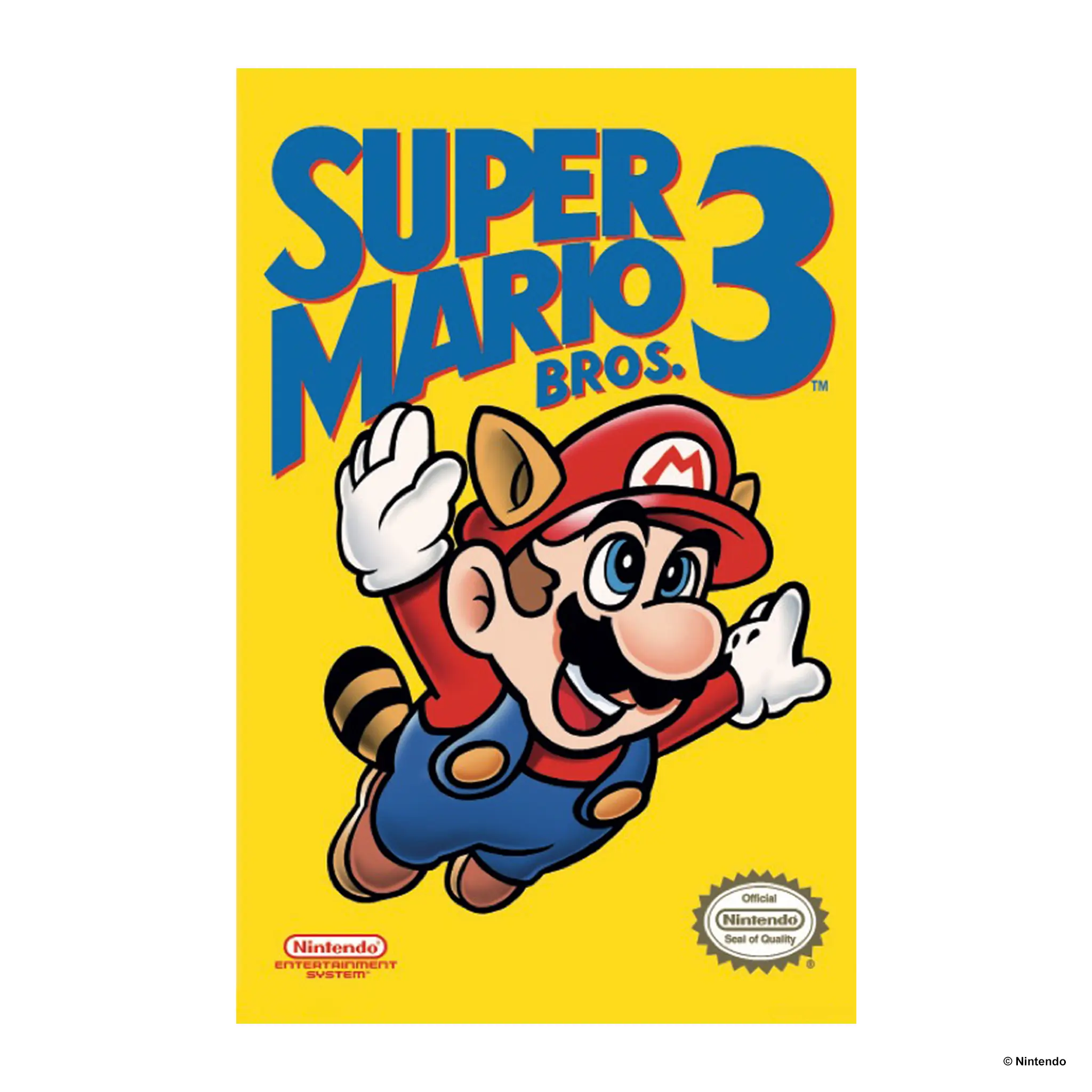 Super Mario Bros.™ 3: Yellow Box Art Poster (11x17)